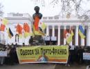 Одесити мітингували під міською радою на підтримку «порто-франко» (ФОТО)