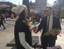 Одеська опозиція привітала жінок з 8 березня (ФОТО)