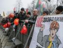 У Києві шахтарі вимагають зарплатню та повернути Януковича