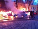 В Одесі пожежа знищила кафе і припарковані біля нього автомобілі (ФОТО)
