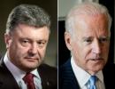 Порошенко обговорив з Байденом надання американської допомоги Україні