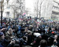 У Києві радикали з «Правого сектору» надали останнє попередження владі (ФОТО)