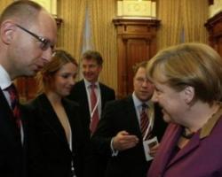 Меркель та Яценюк обговорять розвиток ситуації в Україні