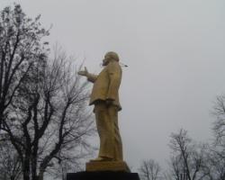 На Одещині невдало намагалися знести пам'ятник Леніну