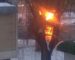 У Донецьку згорів автобус, є загиблі (ВІДЕО)