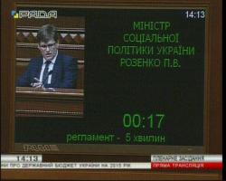 Міністр соціальної політики оцінив дефіцит Пенсійного фонду України на 2015 рік у 90 млрд гривень